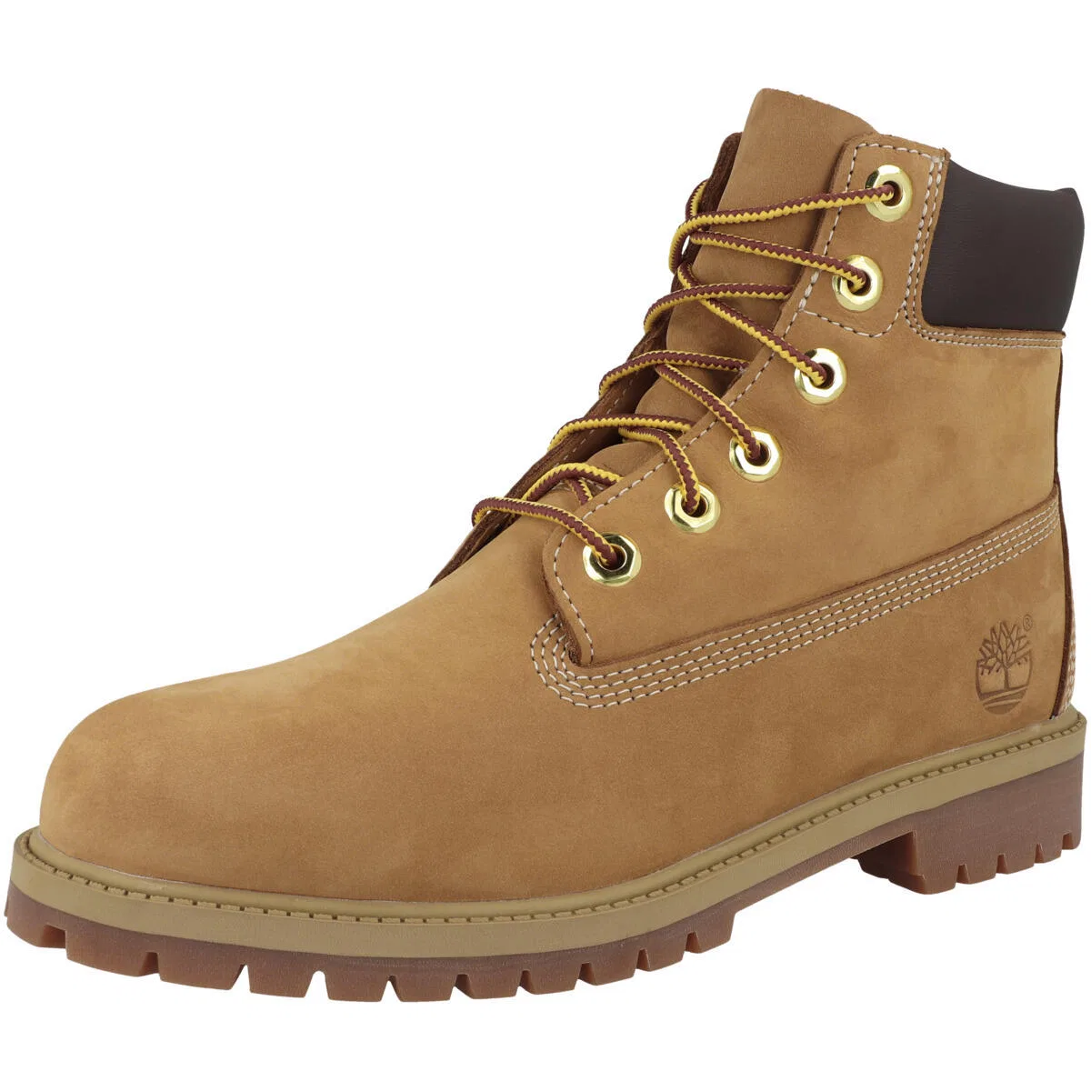 Детские ботинки на шнуровке Premium 6-Inch Timberland, Braun — фото 4