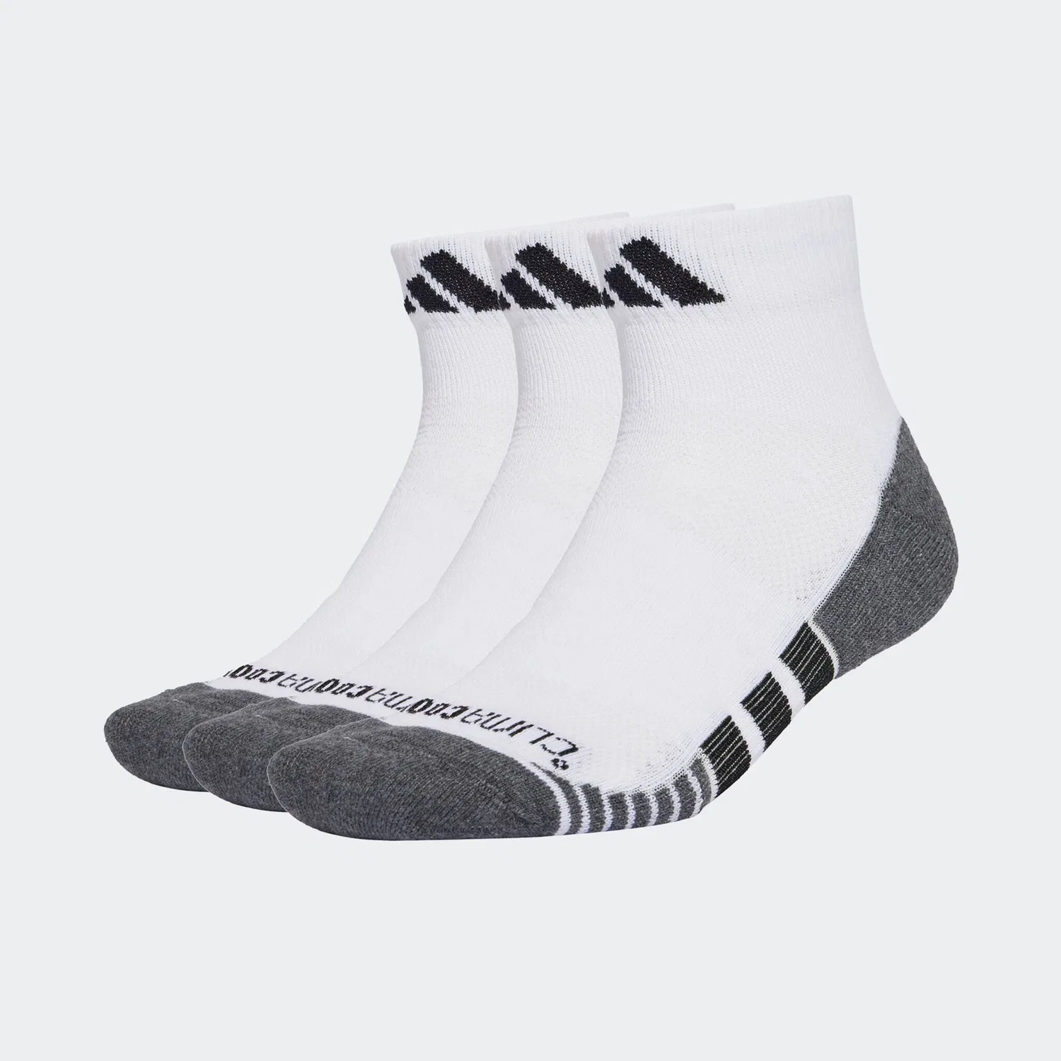 Мужские носки для фитнеса с амортизацией Adidas Performance, White/Black