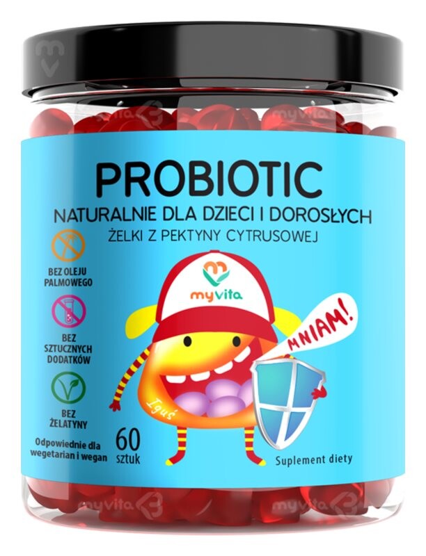 

Добавка с пробиотиками MyVita Naturalne Żelki Probiotic