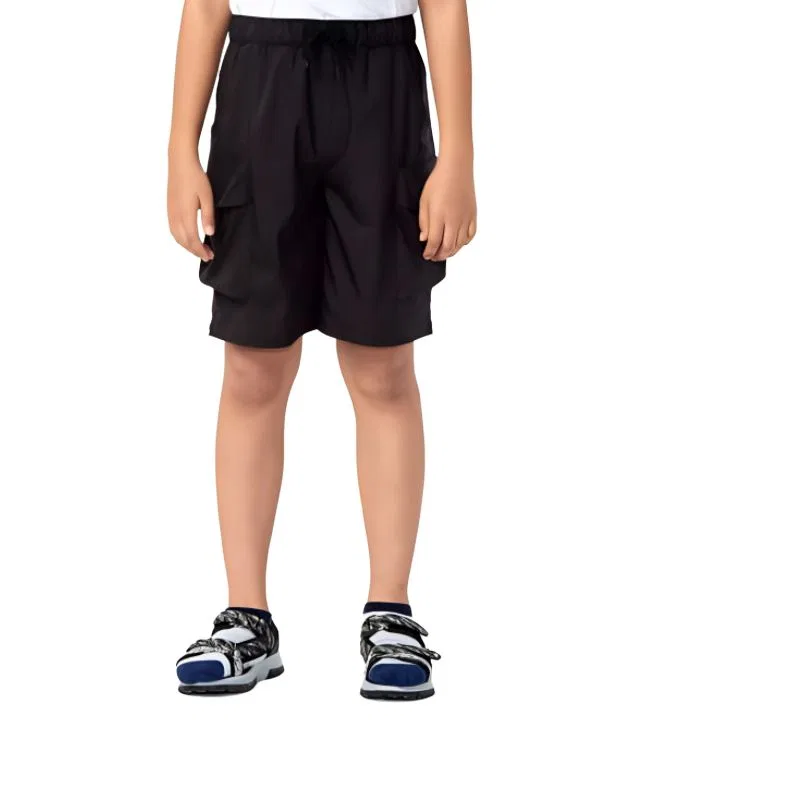 Детские шорты с умеренной посадкой DECATHLON, Black