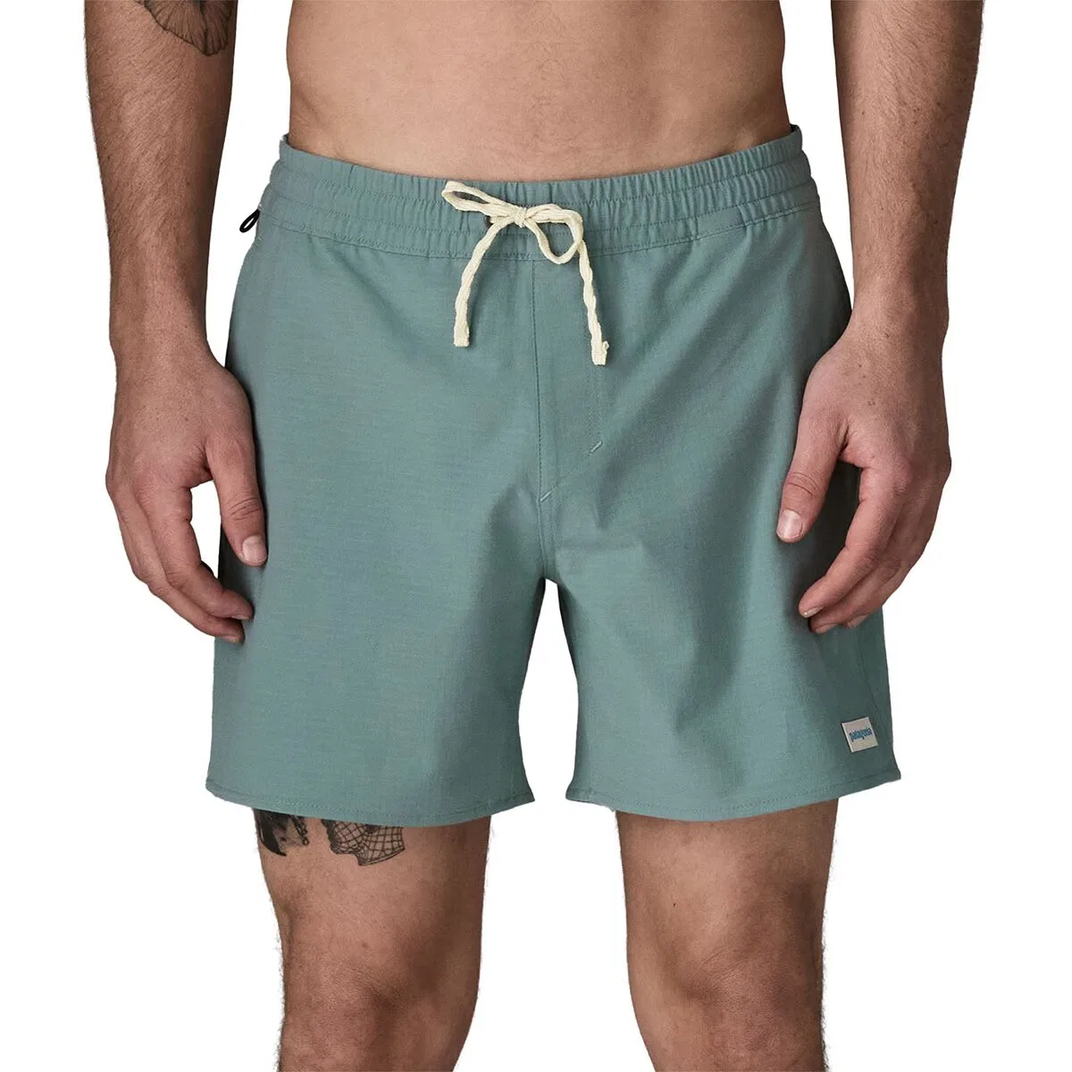Мужские шорты с эластичным поясом Home Waters Volley Short Patagonia, Blue Sage
