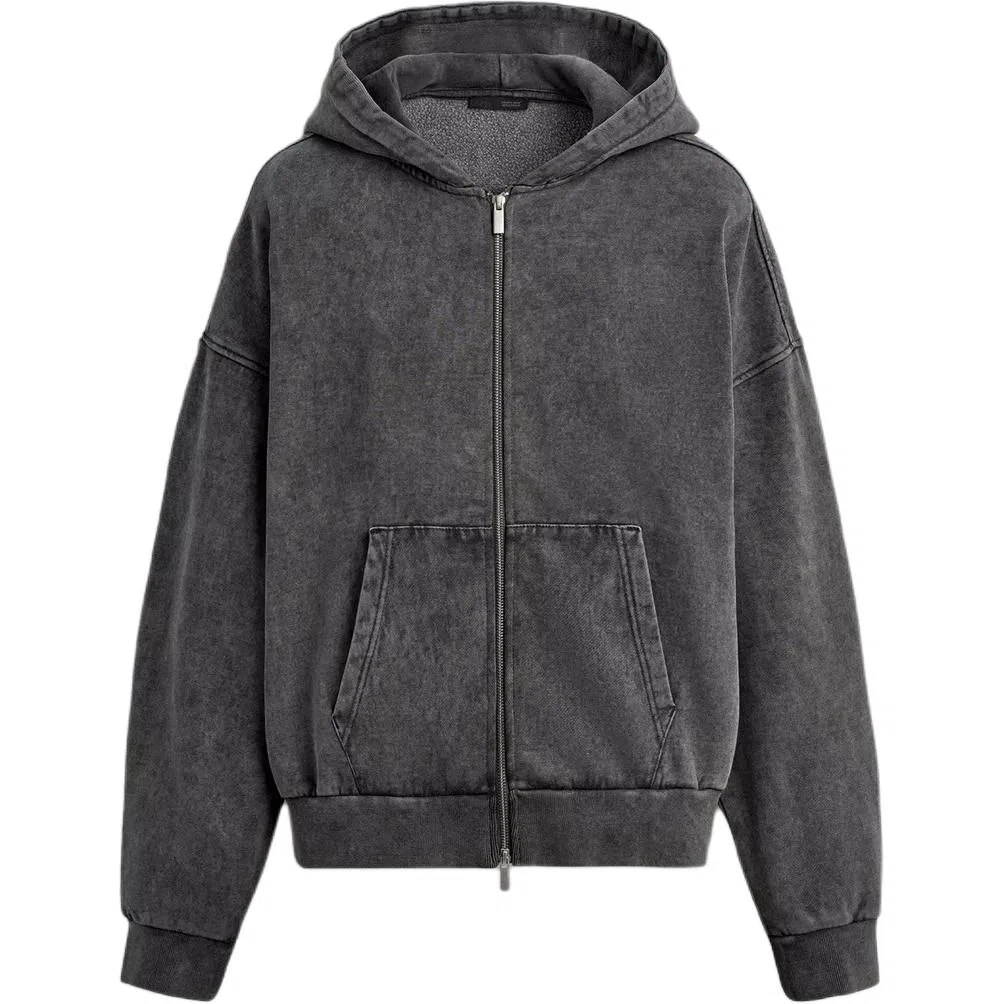 Мужская толстовка с капюшоном Light Gray ZARA, Light Gray