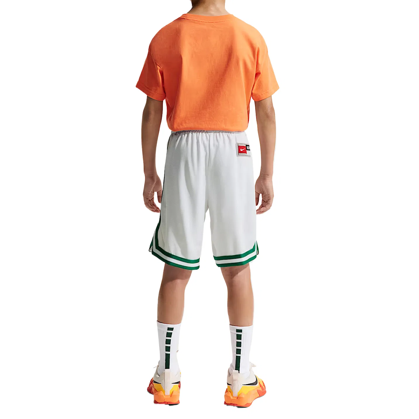 Детские шорты с умеренной растяжимостью White/Peacock Stone Color Nike — фото 3