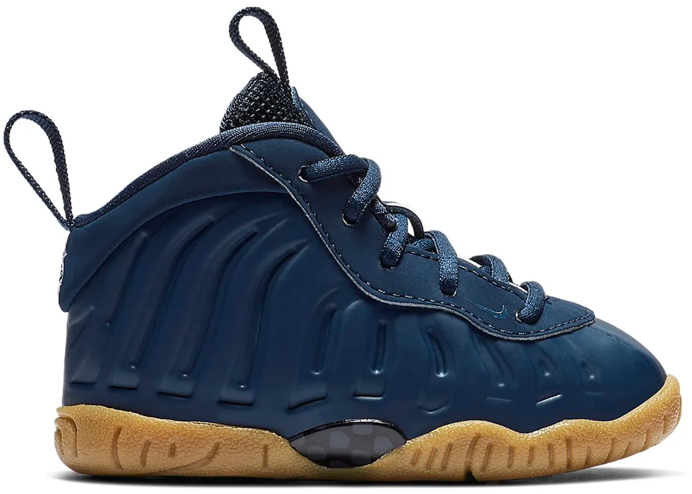 Детские кроссовки Lifestyle Nike Air Foamposite One Navy Gum, Midnight Navy Midnight Navy Gum Light Brown White