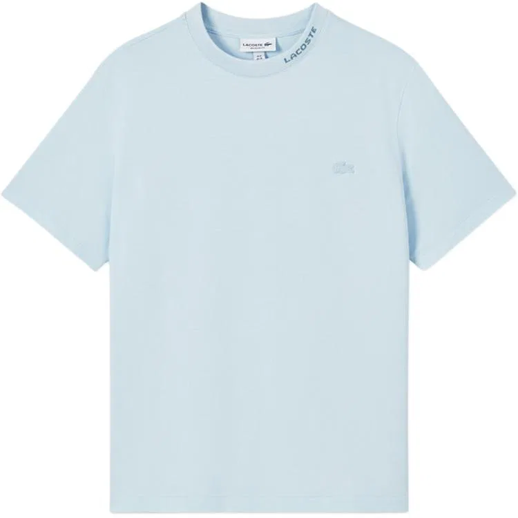 Мужская футболка с круглым вырезом T01 Light Blue LACOSTE