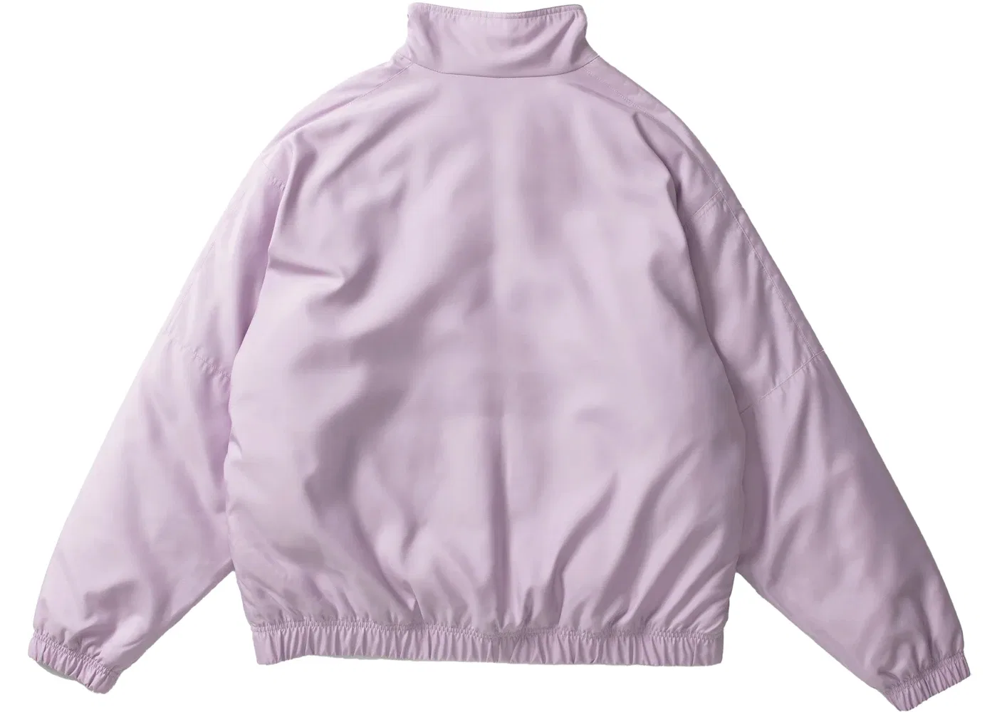 Унисекс куртка-бомбер атласная с принтом Nike Solo Swoosh Satin Bomber Jacket, Violet — фото 2