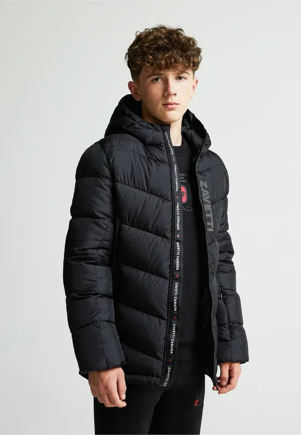 Зимняя куртка с теплым наполнителем Winter jacket Zavetti Canada jet black, черный — фото 2