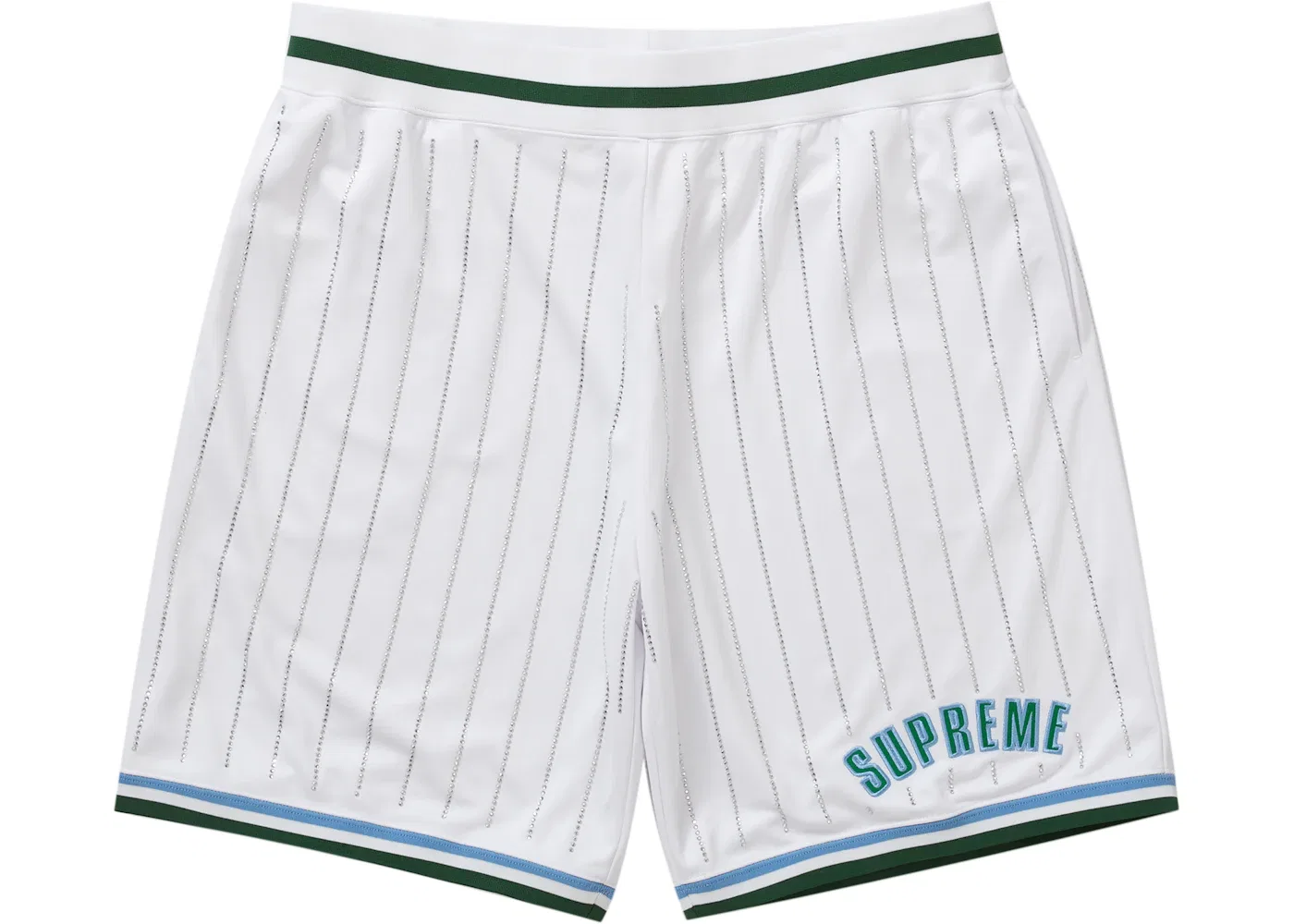Мужские шорты с принтом Supreme, White