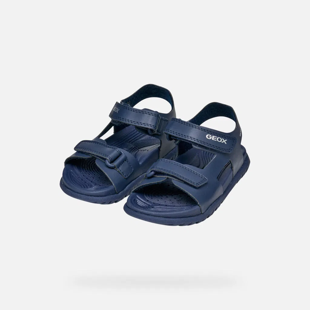 Детские сандалии водонепроницаемые Fusbetto Geox, Kosmosblau Navyblau Mitternachtsindigo — фото 3