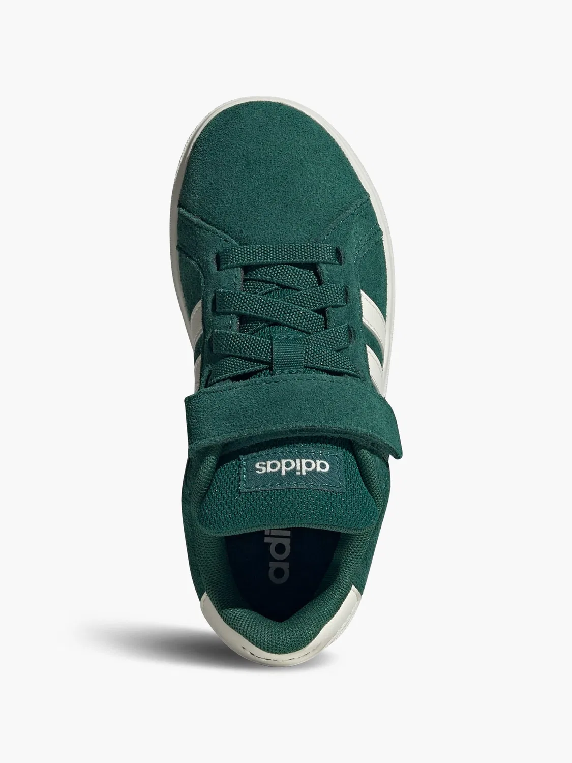 Детские кроссовки с полосками Grand Court 00s Adidas, зеленый — фото 2