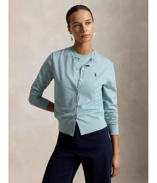Женский кардиган классического кроя Polo Ralph Lauren, Menta