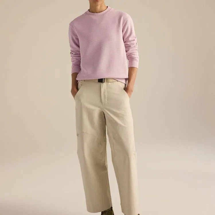 Женский флисовый топ с длинным рукавом Arcteryx, Evening Mist Pink/Alpine Rose — фото 3