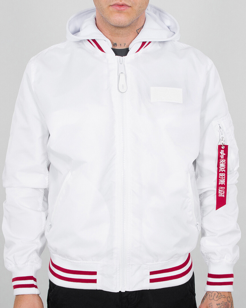 

Куртка Alpha Industries MA-1 TT Hood Defense, белая, Белый, Куртка Alpha Industries MA-1 TT Hood Defense, белая