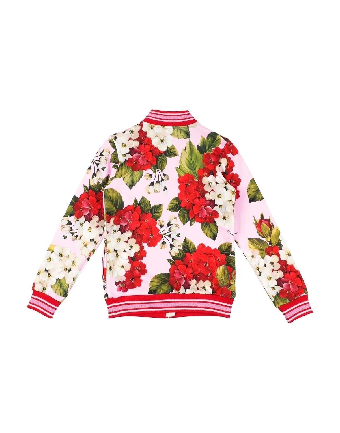 Детская футболка с принтом Dolce&Gabbana, розовый — фото 2