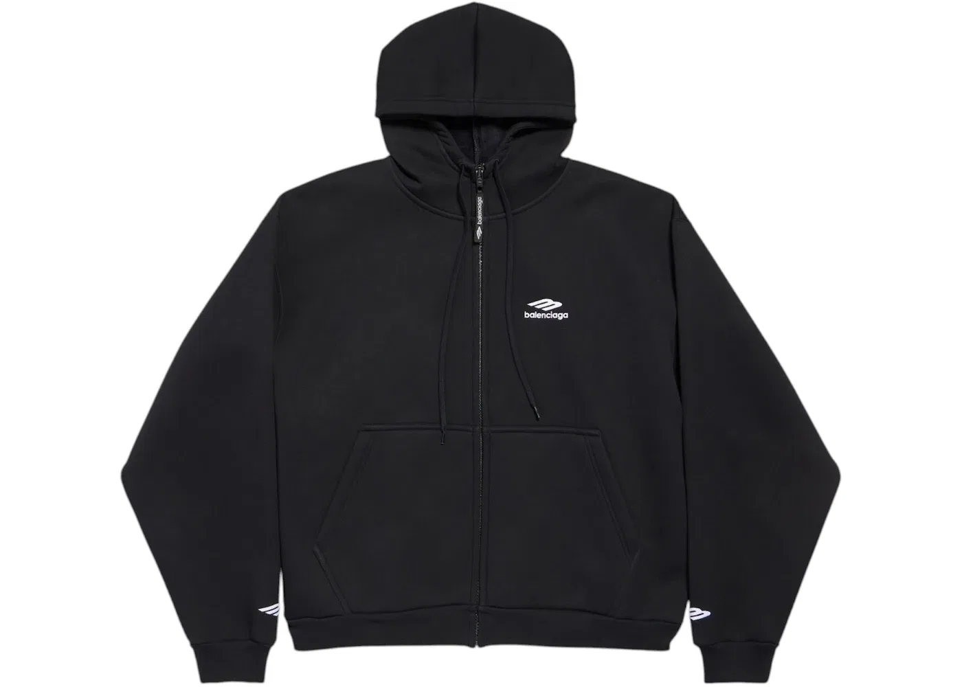 Мужская худи с принтом 3B Sports Icon Balenciaga, Black/White