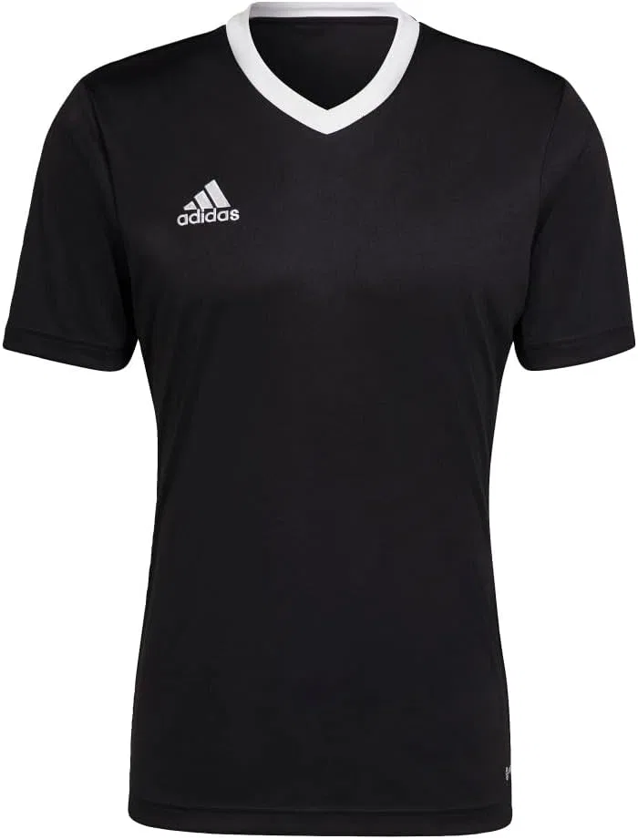 Мужская футболка с V-образным вырезом Entrada 22 adidas, Black