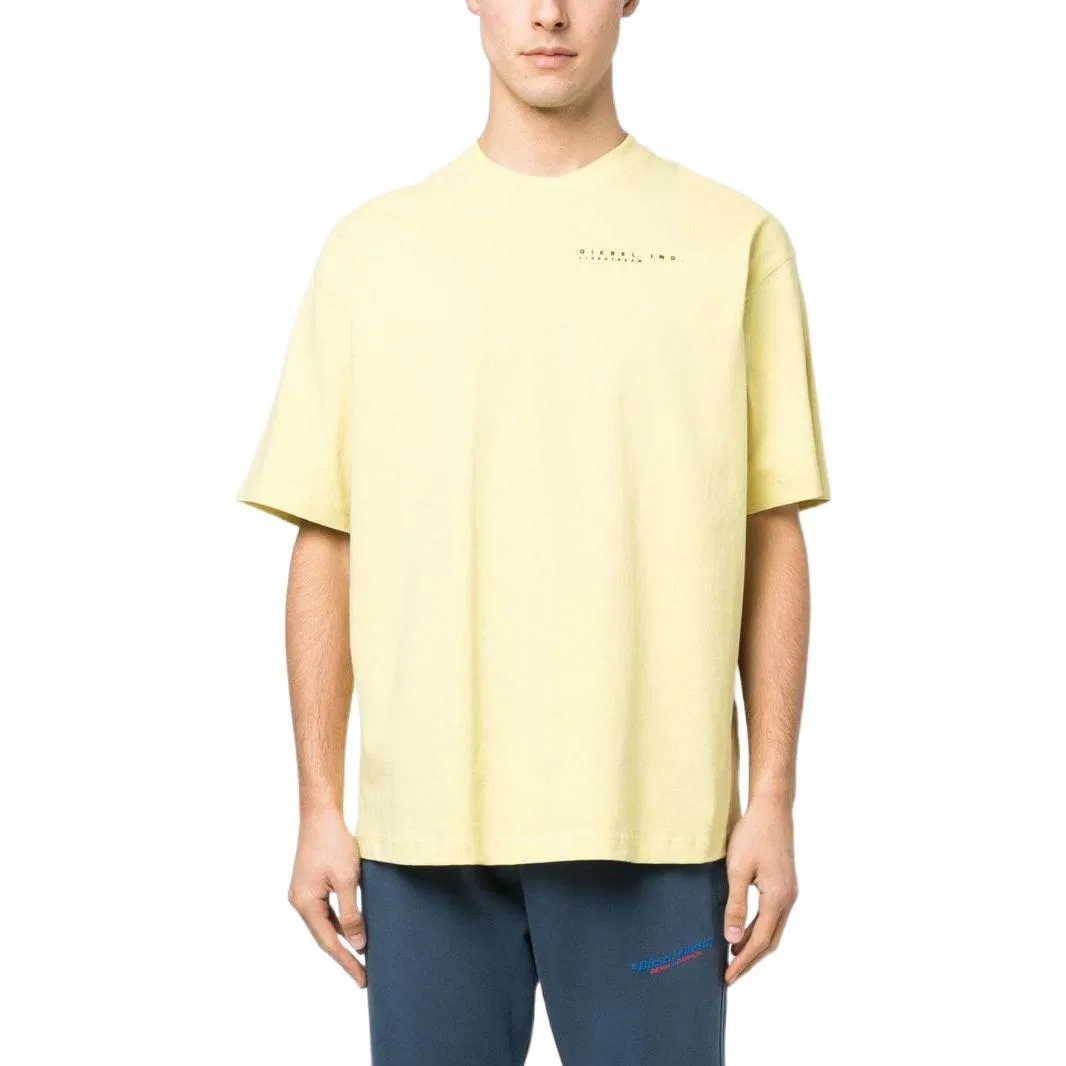Футболка с круглым вырезом Light Yellow, DIESEL — фото 3