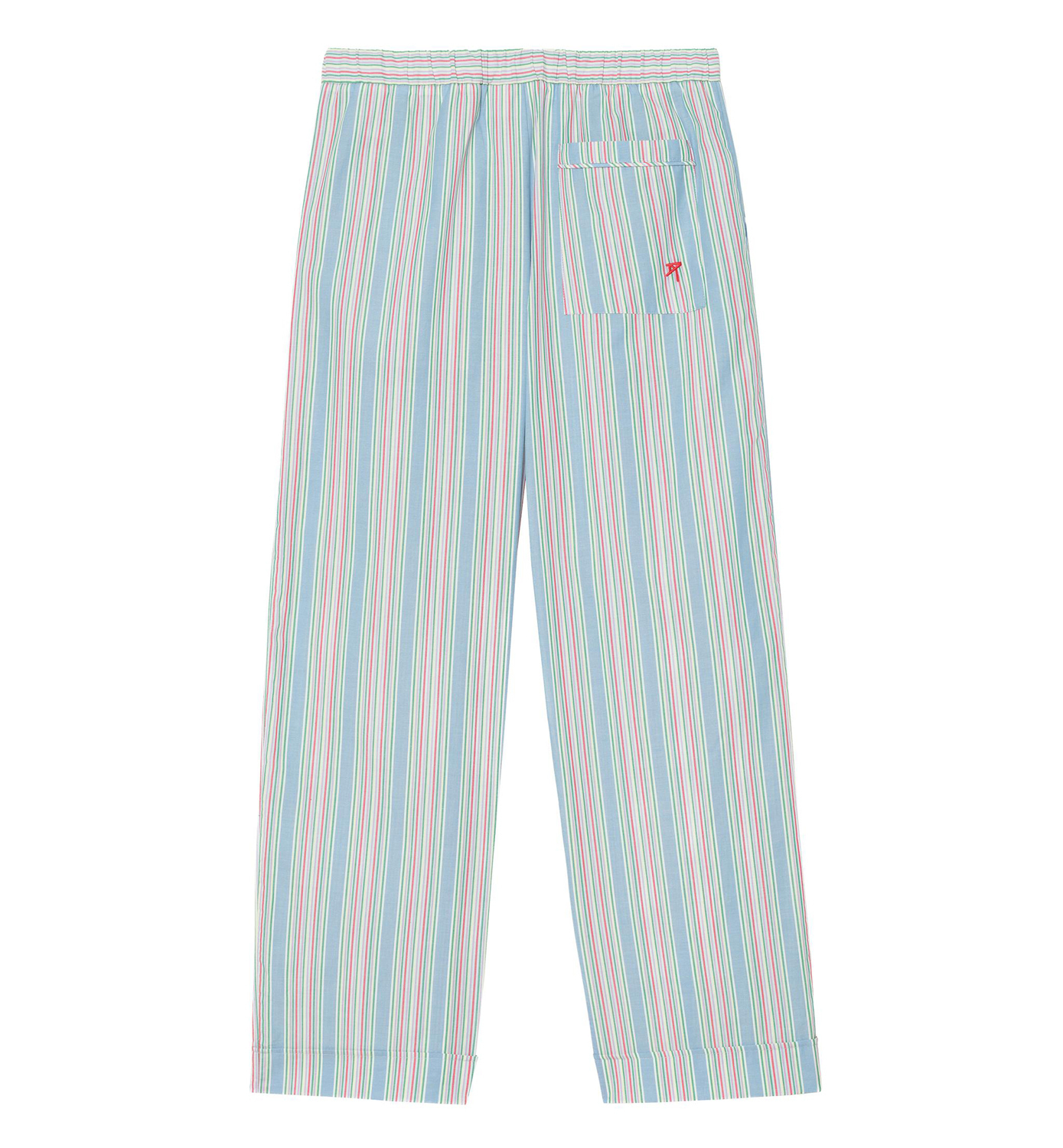 Брюки Zara Benito Antonio Collection Relaxed Fit Striped Jacquard, светло-синий — фото 4