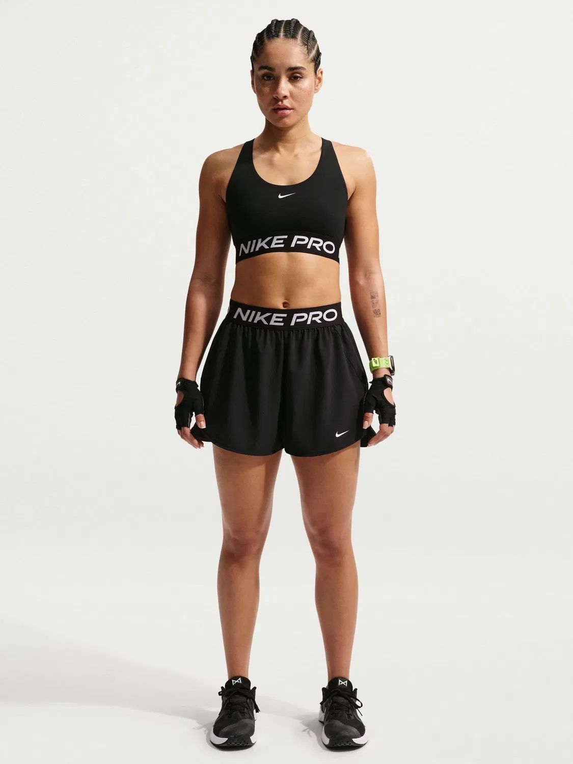Шорты 2-в-1 Nike Pro, черный