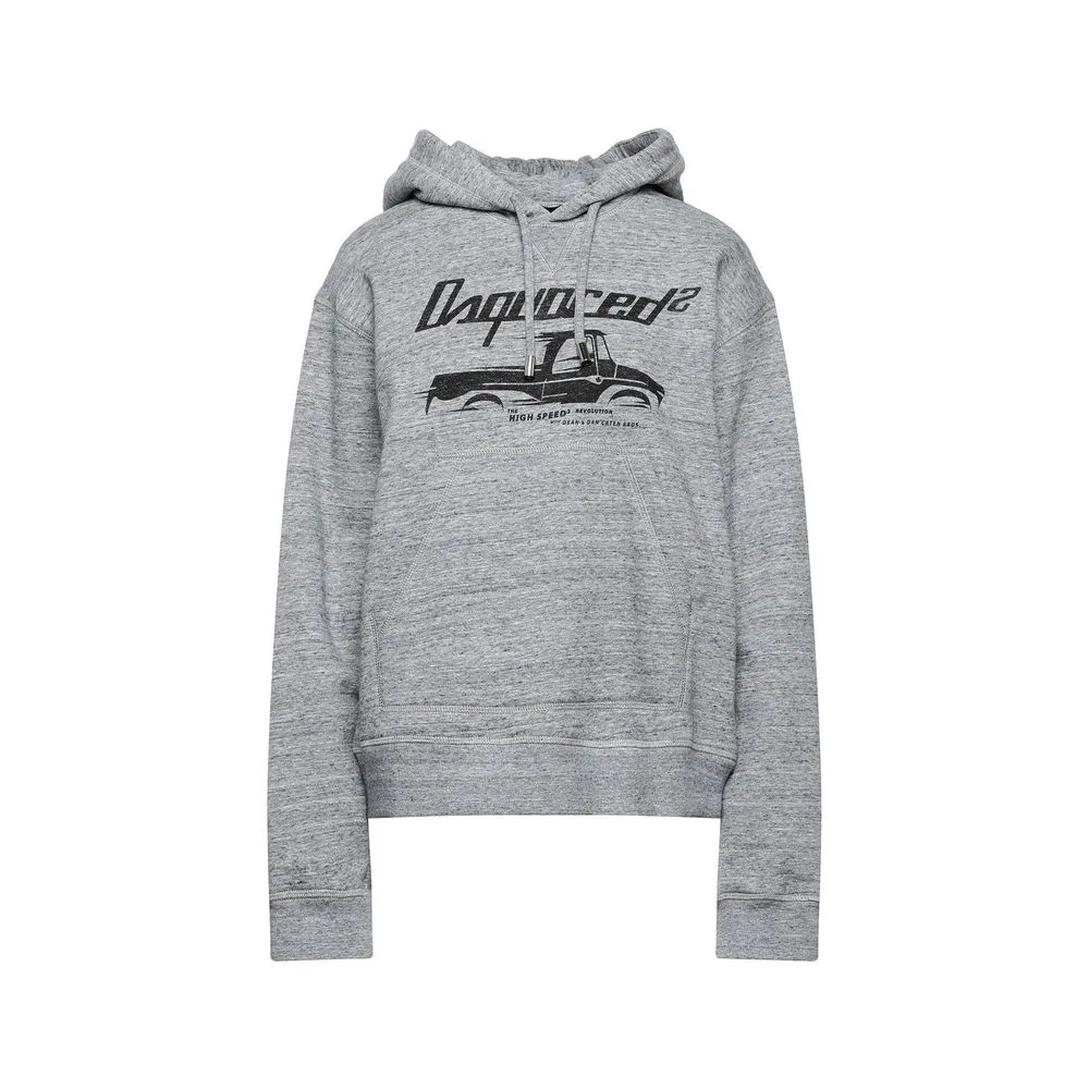 Женский свитшот с принтом грузовика Dsquared2, Gray