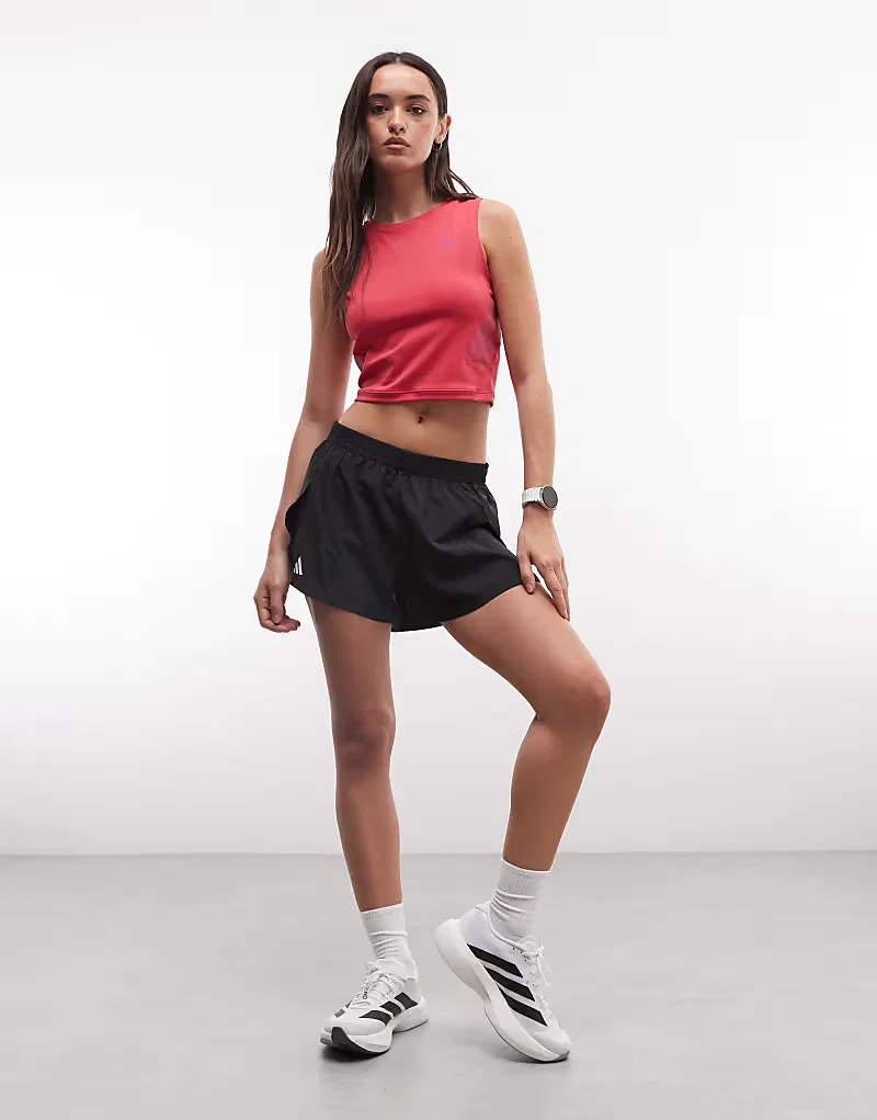 Укороченный топ Adidas Running adi365, розовый — фото 3
