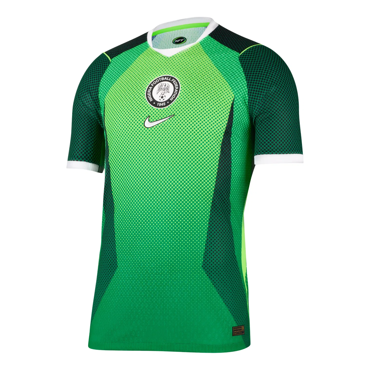 Мужская футболка с коротким рукавом Nike Nigeria 2026 Match Home Aero-FIT Authentic Jersey, зеленый