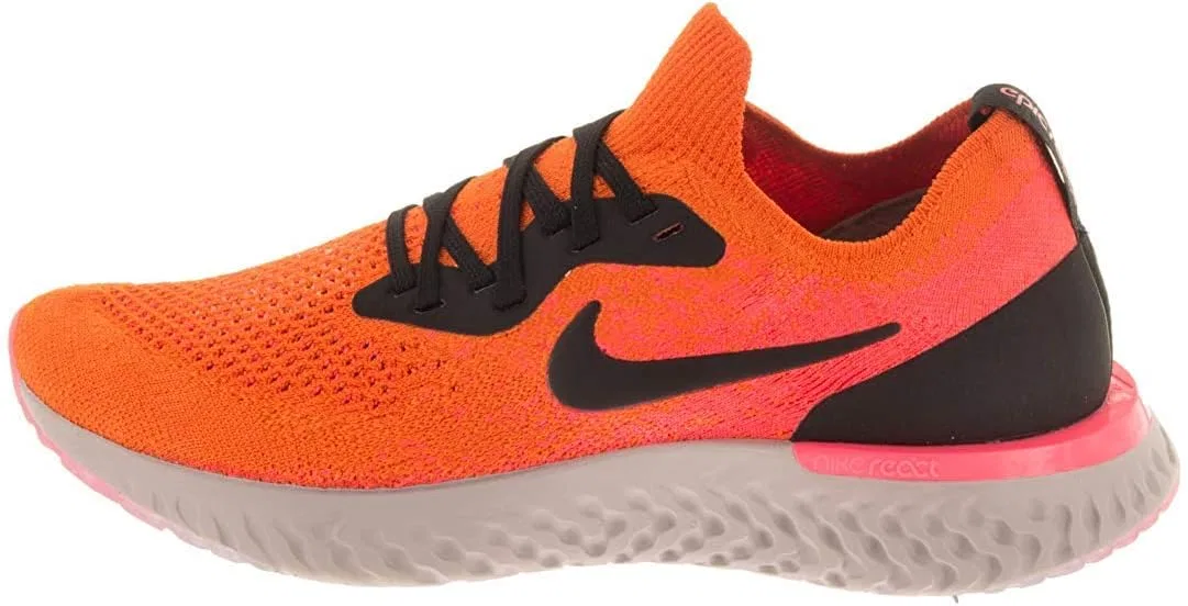 Детские кроссовки для бега с принтом Epic React Flyknit Nike, Copper Flash/Black