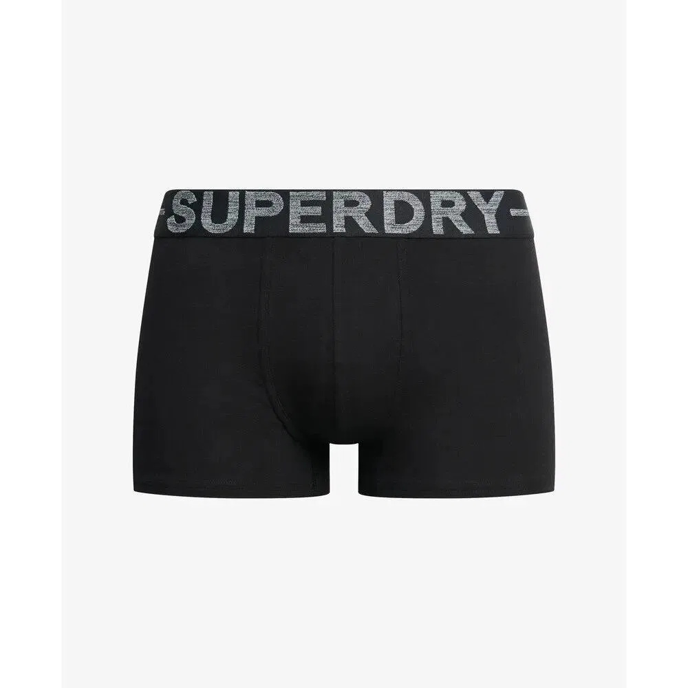 Мужские трусы с принтом Superdry, Черный Оранжевый — фото 3