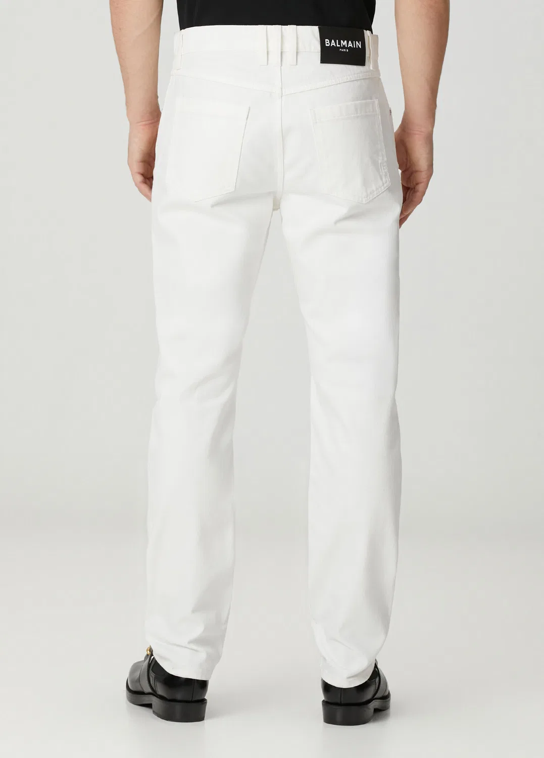 Джинсы Regular Fit Balmain, white — фото 3