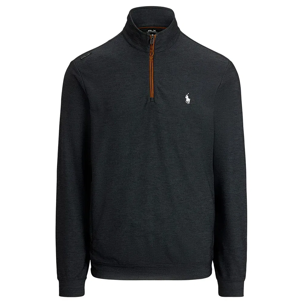 Футболка поло с длинным рукавом Polo Ralph Lauren, черный