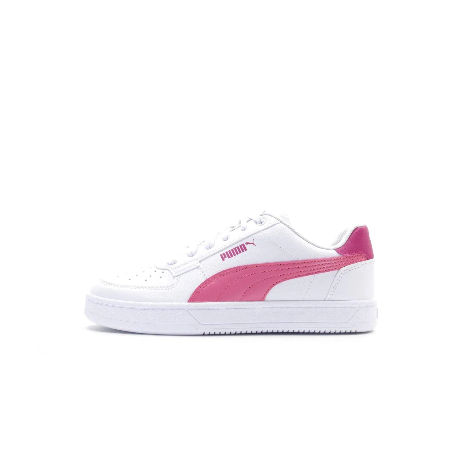 Детские кроссовки для мальчиков с перфорированным верхом PUMA Caven 2.0 Jr, White Strawberry Burst Pinktastic Pink