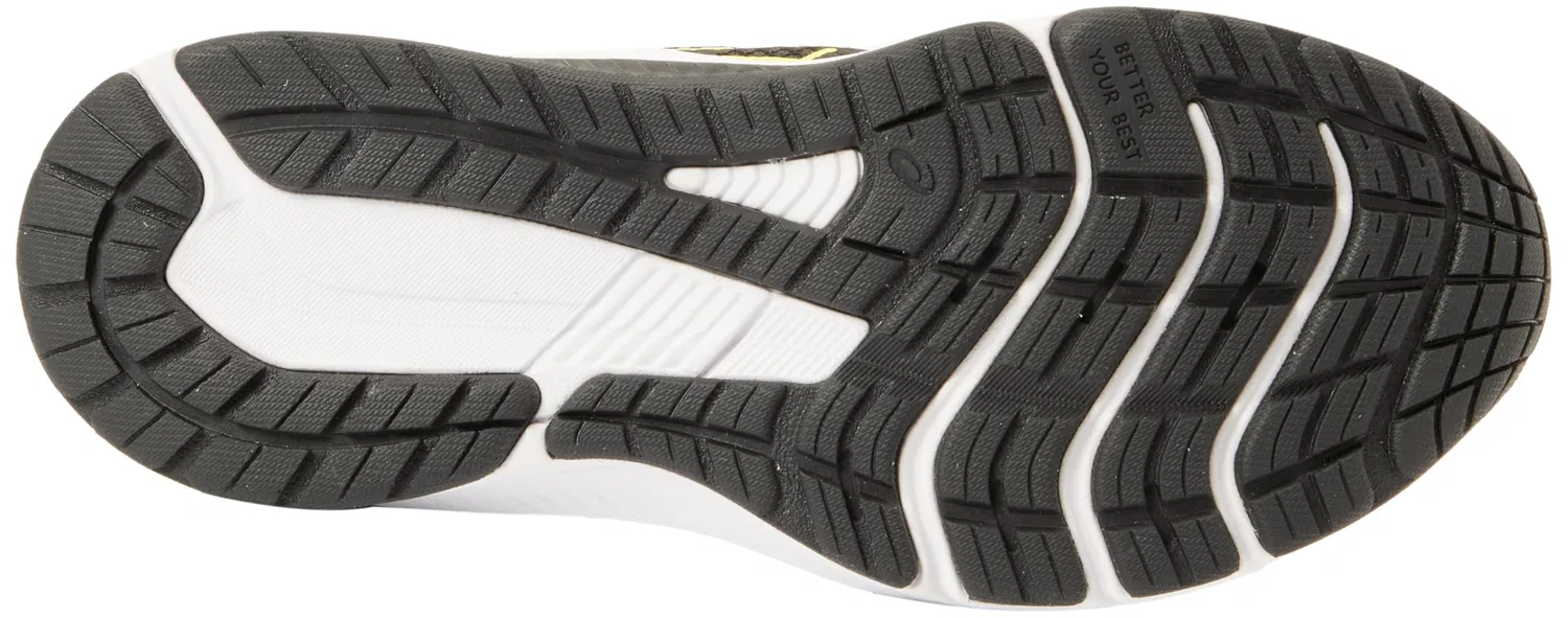 Детские кроссовки для мальчиков с шнуровкой Gt-1000 12 Ps ASICS, Black Bright Yellow — фото 2
