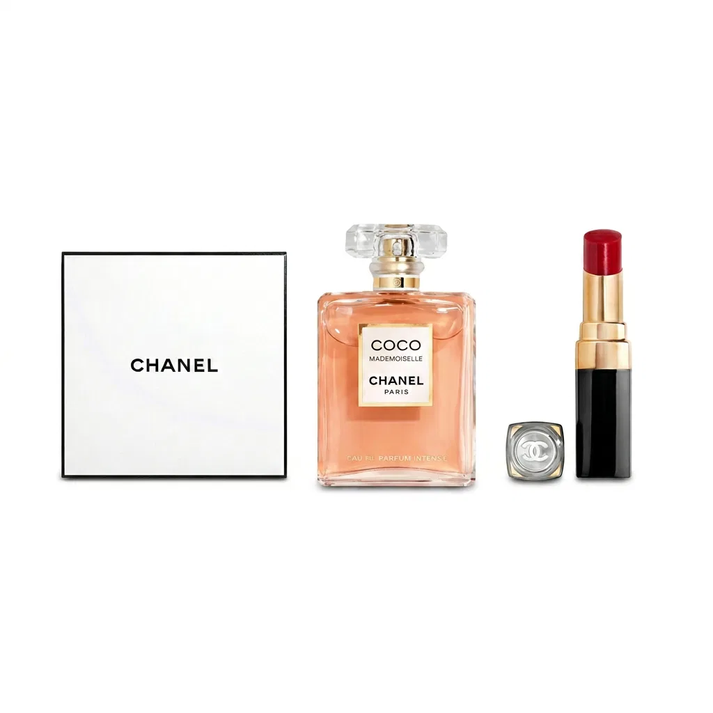 Женский подарочный набор Miss Cocoa с парфюмерной водой и блеском для губ, CHANEL, Amber