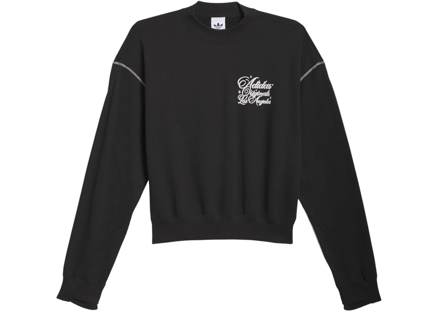 Мужской свитшот с круглым вырезом Adidas Santa Monica Crewneck, Black