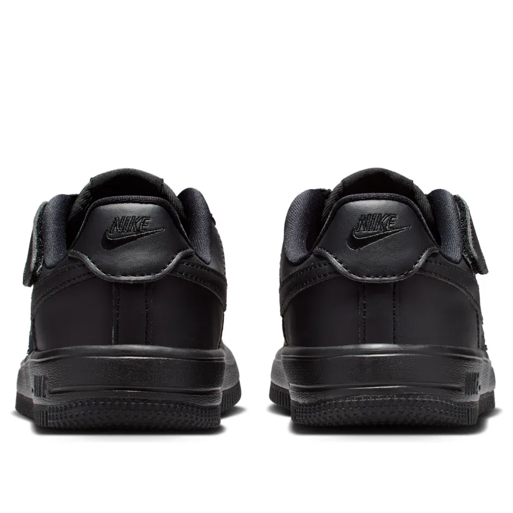 Детские кроссовки с текстильным верхом Force 1 Low EasyOn 'Triple Black' Nike, Triple Black — фото 3