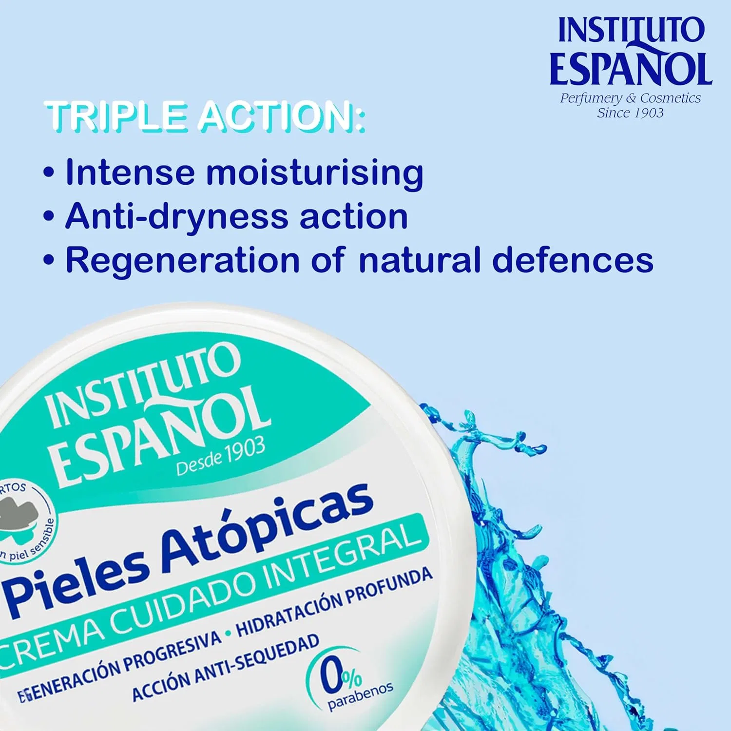Крем для тела Атопик Instituto Español, набор 2 шт. по 400 мл + 30 мл, 430 мл, Unscented — фото 4