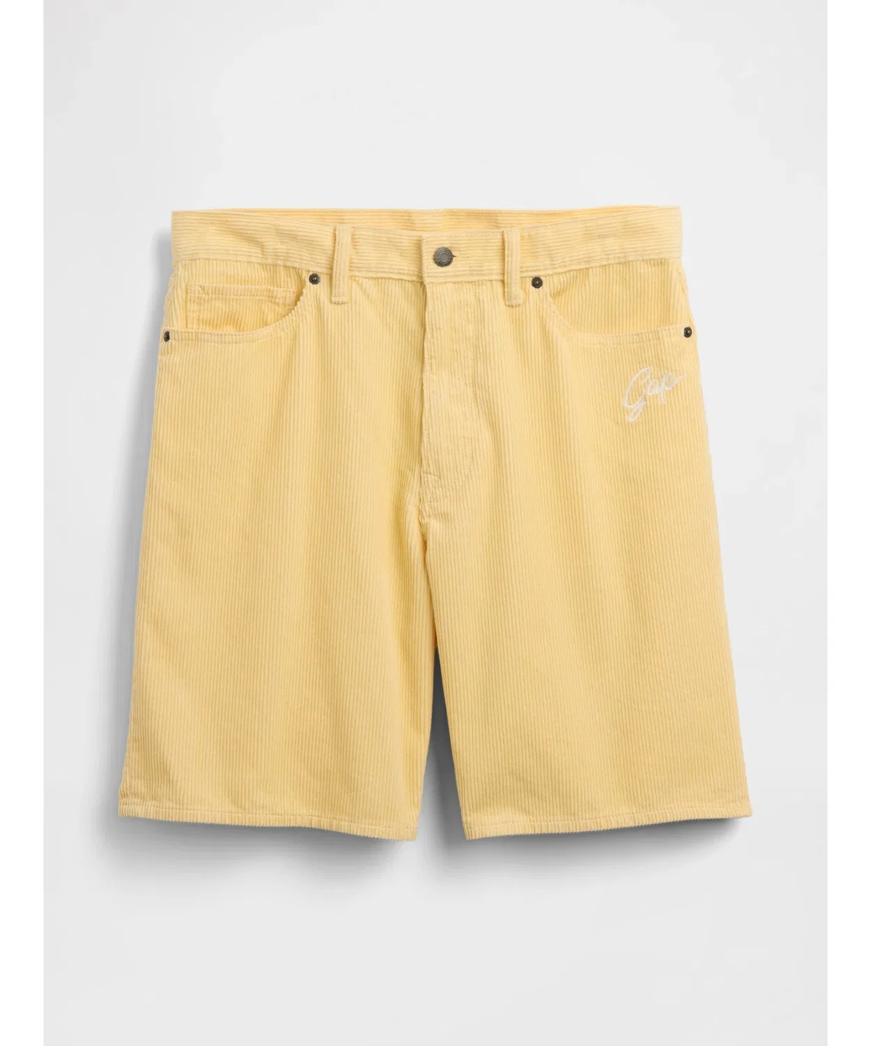 Мужские шорты из вельвета свободного кроя GAP, Yellow