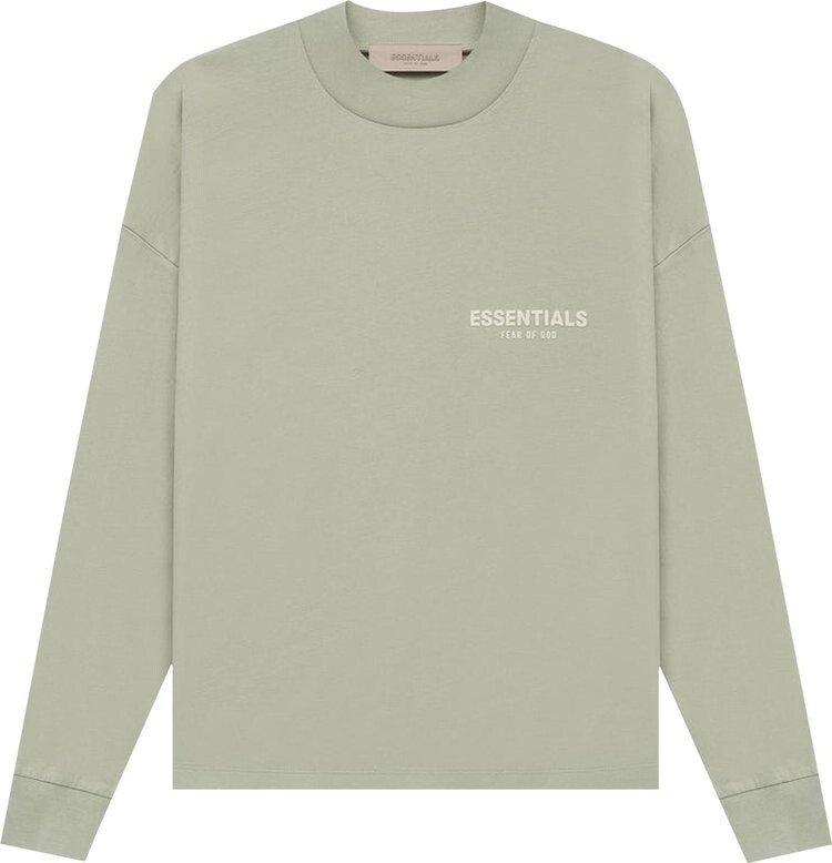 

Лонгслив Fear of God Essentials Essentials Long-Sleeve Tee 'Sea Foam', зеленый