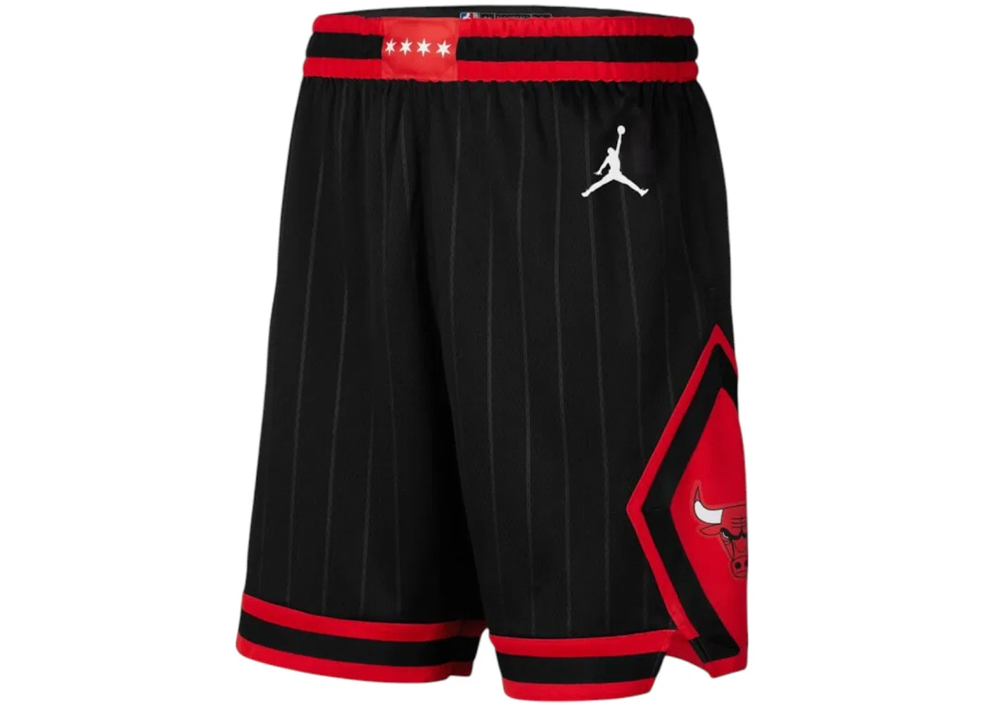 Мужские шорты Dri Fit с принтом Jordan, Черный/Белый/Красный