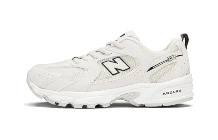 Детские кроссовки для мальчиков с поддержкой New Balance 530, Wide, Light Beige