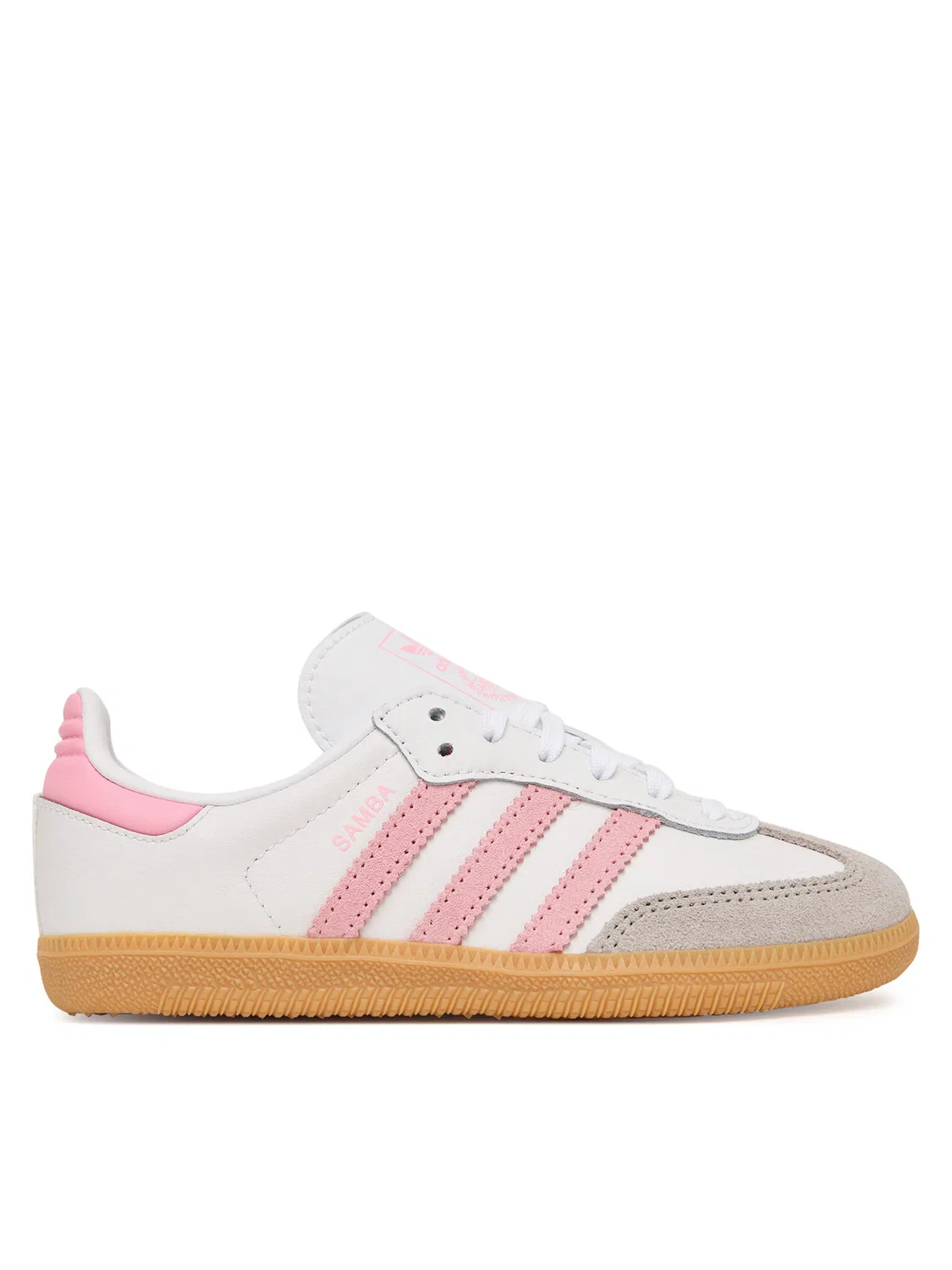 Кроссовки для девочки Samba Og Adidas, белый