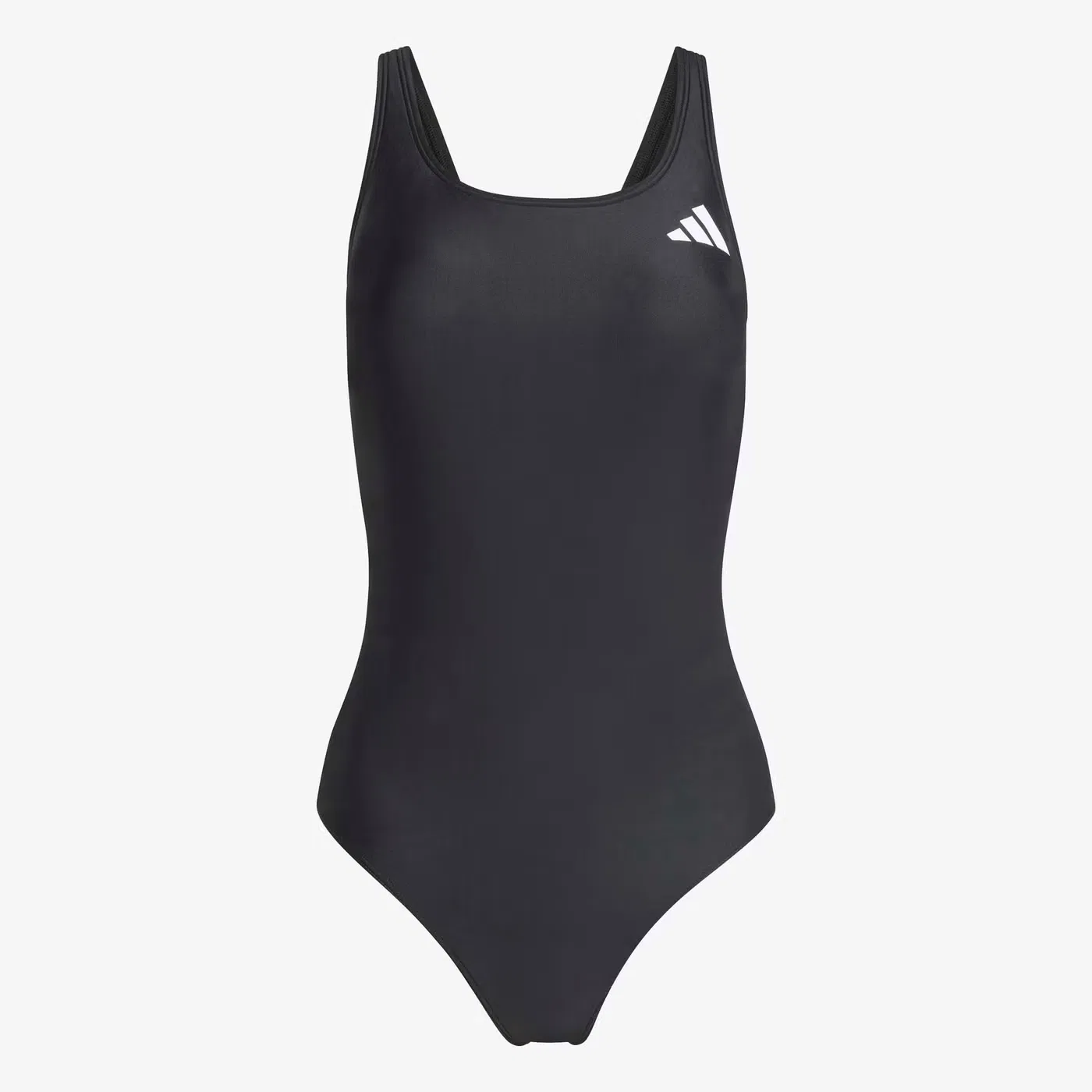 Купальник слитный с V-образной спинкой Adidas, черный