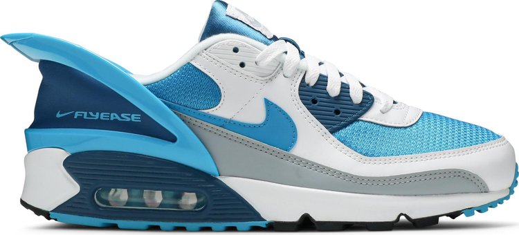 Кроссовки Nike Air Max 90 FlyEase 'Laser Blue', синий - фото