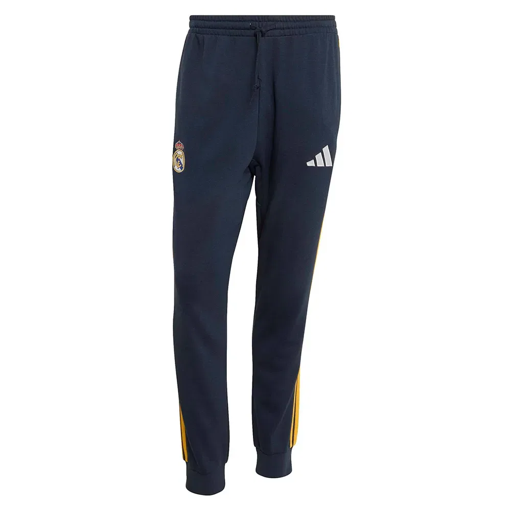 Мужские спортивные брюки с принтом Real Madrid DNA Adidas, Blue — фото 3