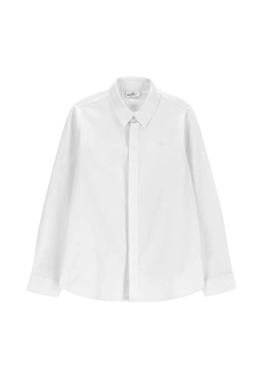 Z długim rękawem - shirt Coccodrillo, Biały