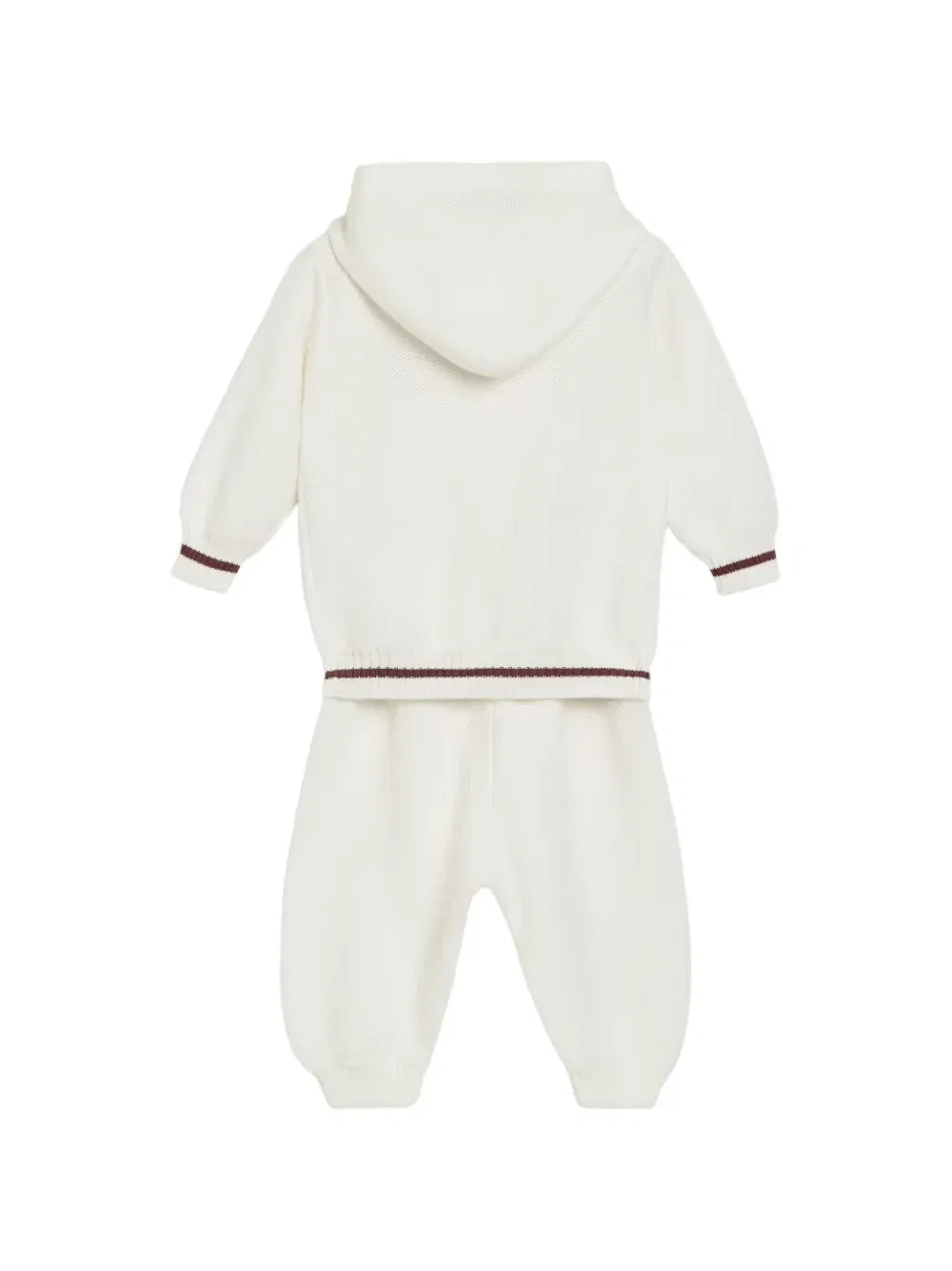 Спортивный костюм Bernie Brunello Cucinelli Kids, белый — фото 2