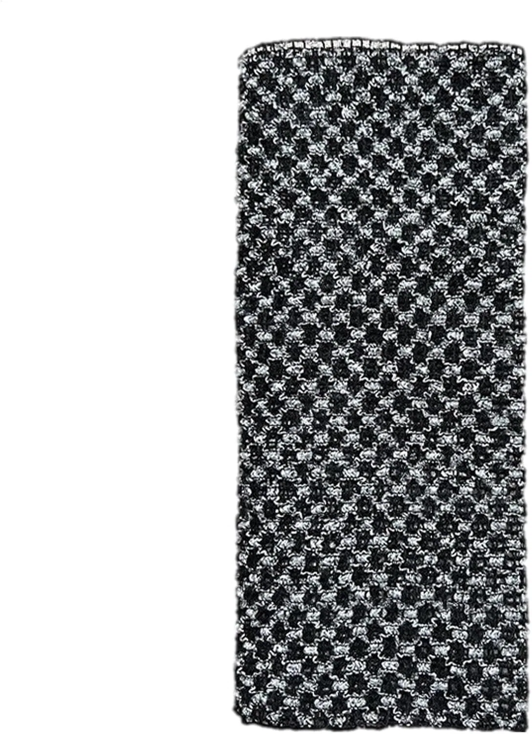 Скребок для тела, двойной, Rrlihjgu, 25x100 см, Черный в клетку