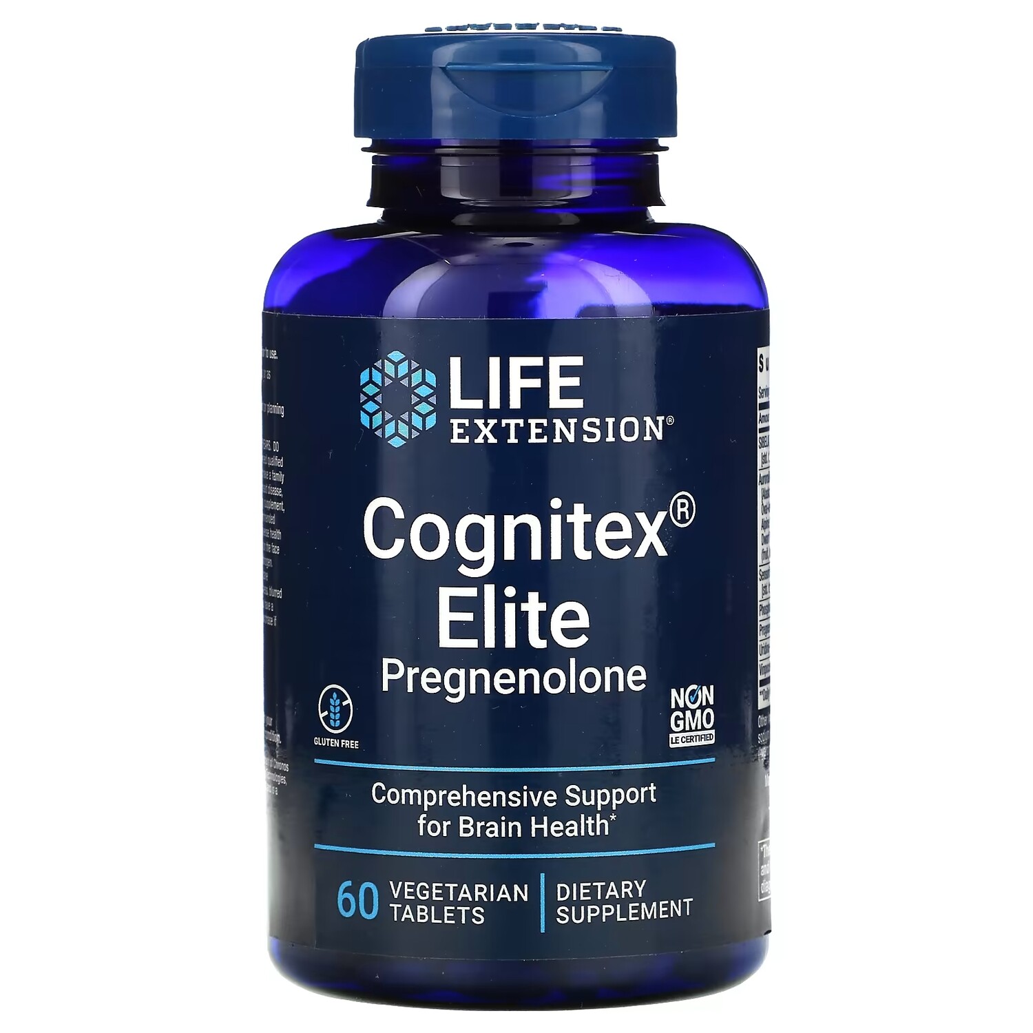 

Life Extension прегненоло Elite Cognitex, 60 вегетарианских таблеток