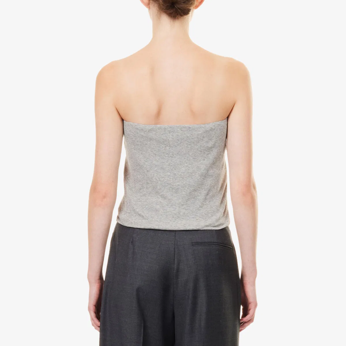 Топ-бандо costina из хлопкового трикотажа Miu Miu — фото 4