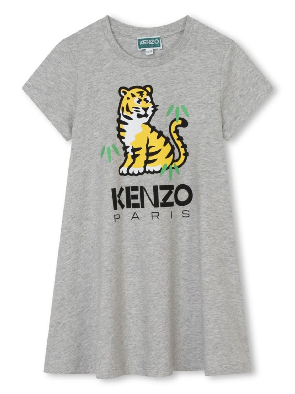 

Kenzo Kids платье с логотипом, серый